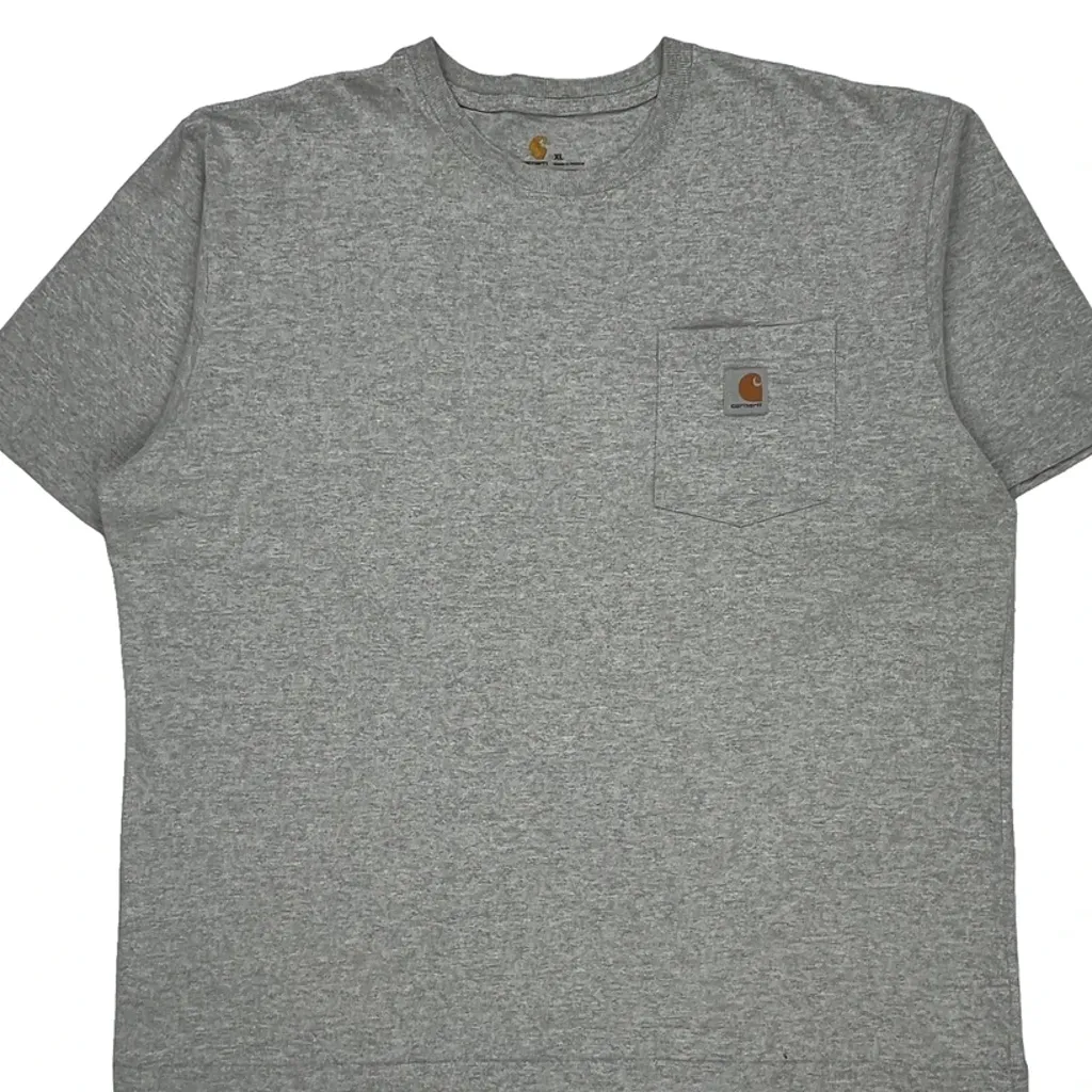 Carhartt T-Shirt - XL Gray Cotton - Image 5