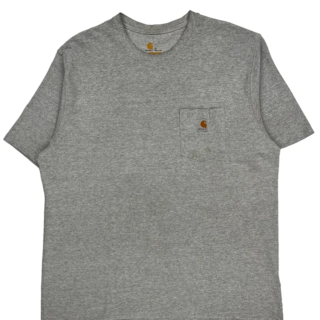 Carhartt T-Shirt - XL Gray Cotton - Image 5