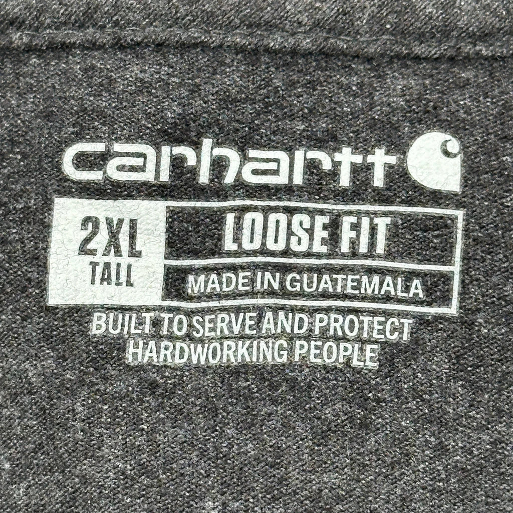 Carhartt Tall T-Shirt - 2XL Gray Cotton - Image 3