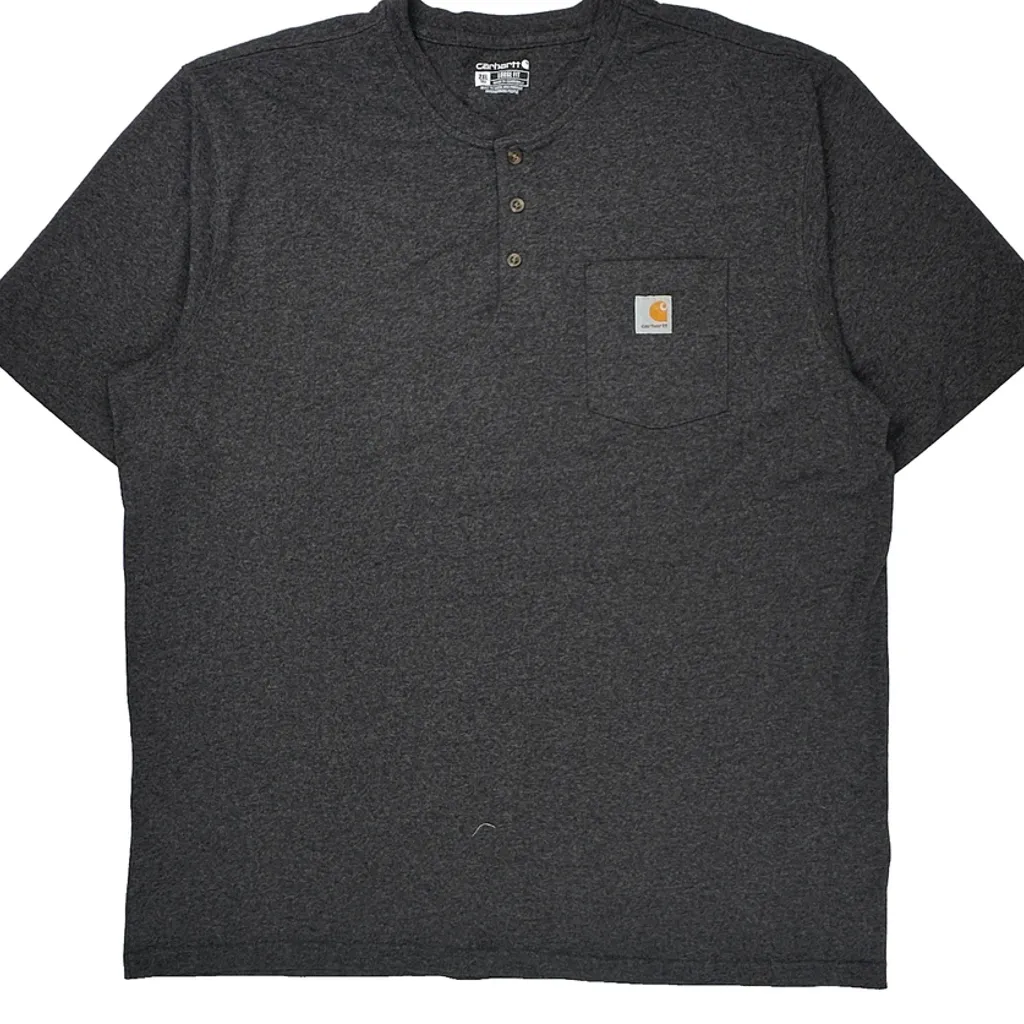 Carhartt Tall T-Shirt - 2XL Gray Cotton - Image 4