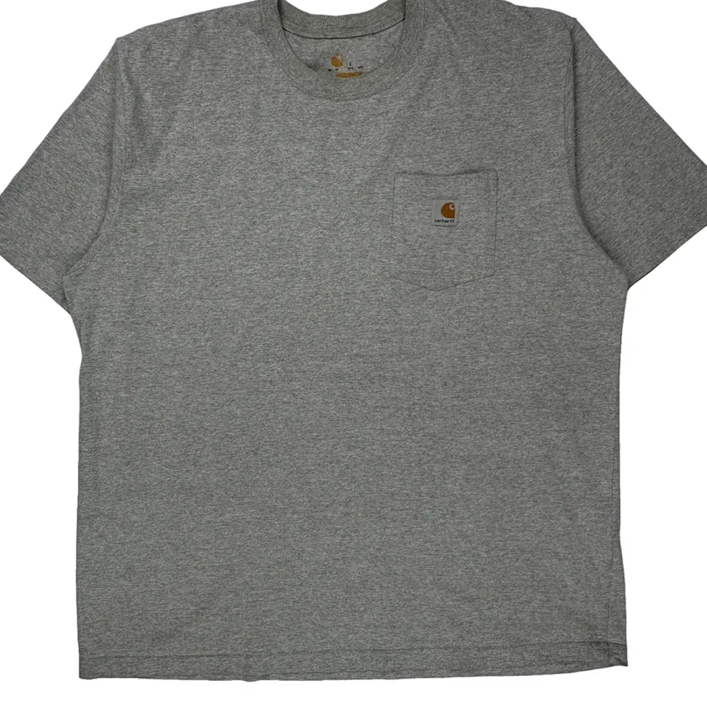 Carhartt T-Shirt - 2XL Gray Cotton - Image 4