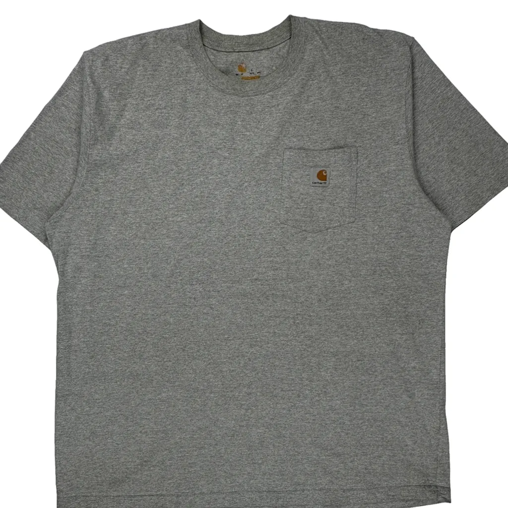 Carhartt T-Shirt - 2XL Gray Cotton - Image 5