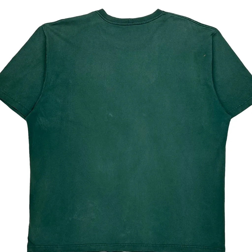 Carhartt T-Shirt - Large Green Cotton - Image 6