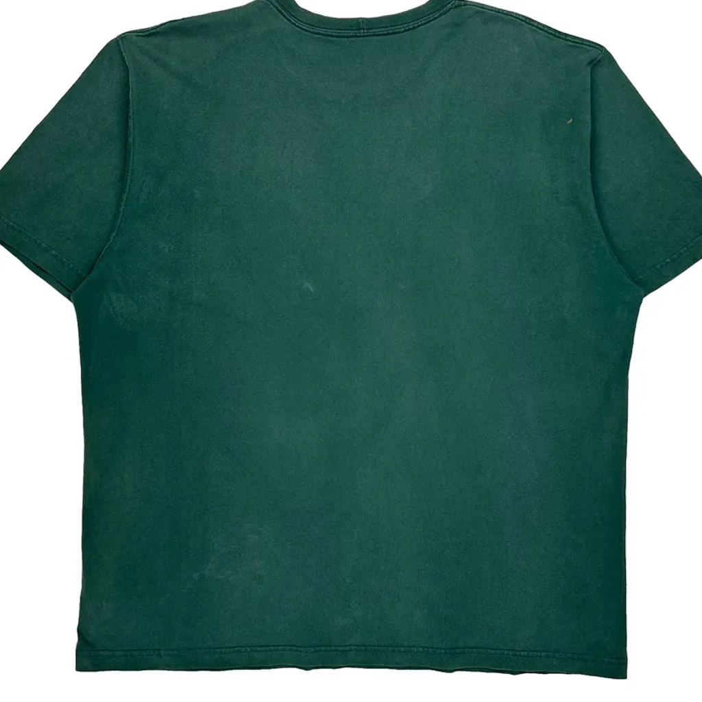 Carhartt T-Shirt - Large Green Cotton - Image 7