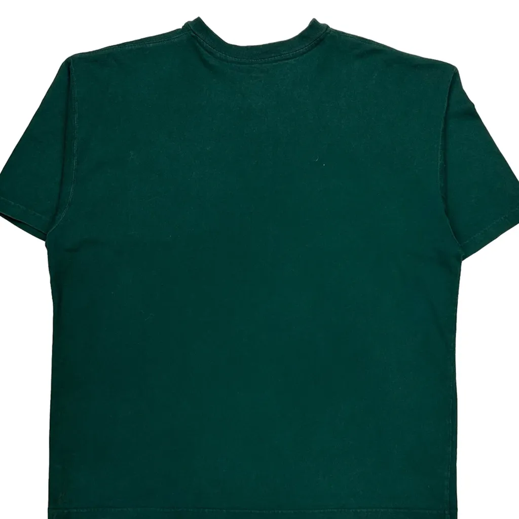 Carhartt T-Shirt - Large Green Cotton - Image 6