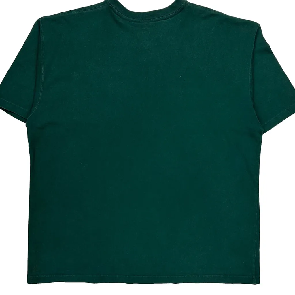 Carhartt T-Shirt - Large Green Cotton - Image 7
