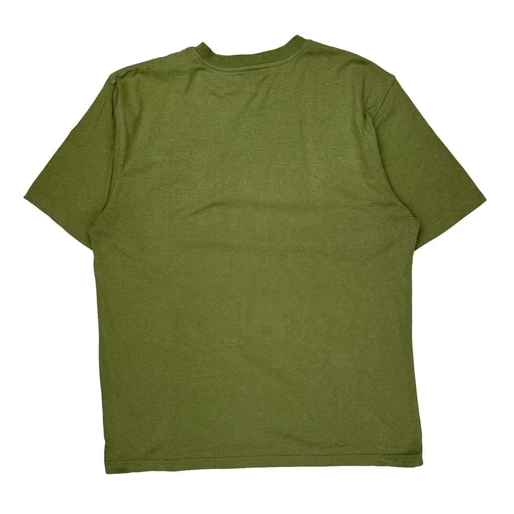 Carhartt T-Shirt - Large Green Cotton - Image 2