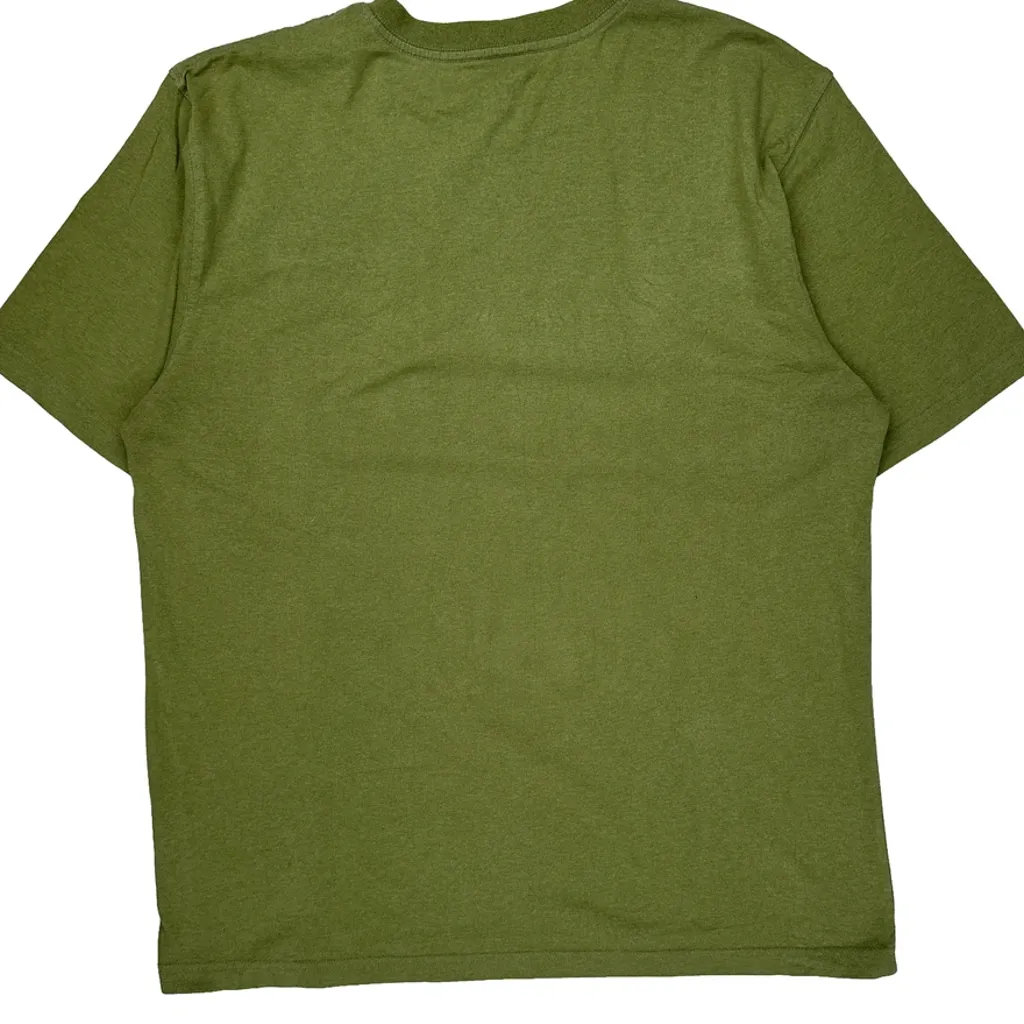 Carhartt T-Shirt - Large Green Cotton - Image 6