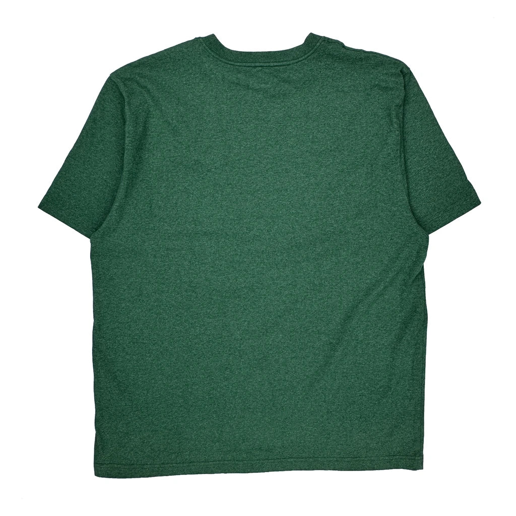 Carhartt T-Shirt - Large Green Cotton - Image 2