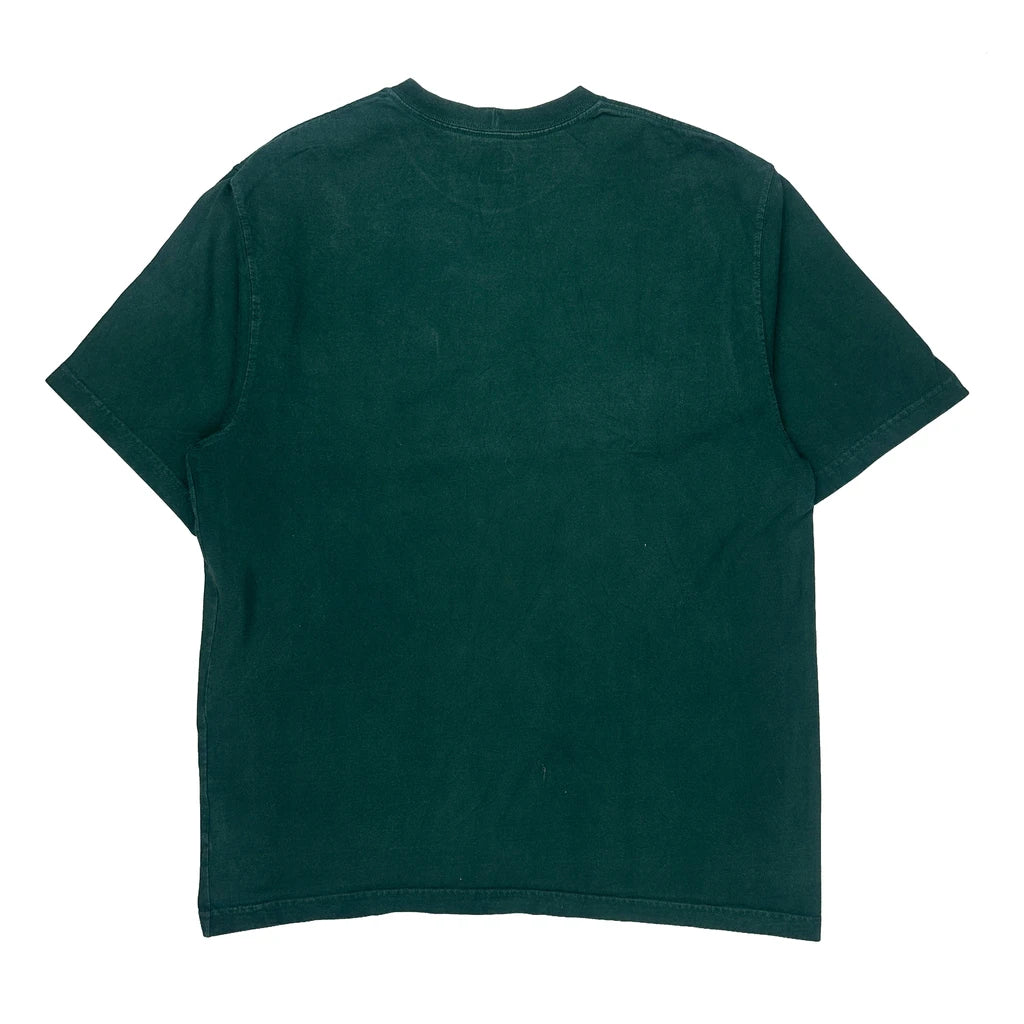 Carhartt T-Shirt - Large Green Cotton - Image 2