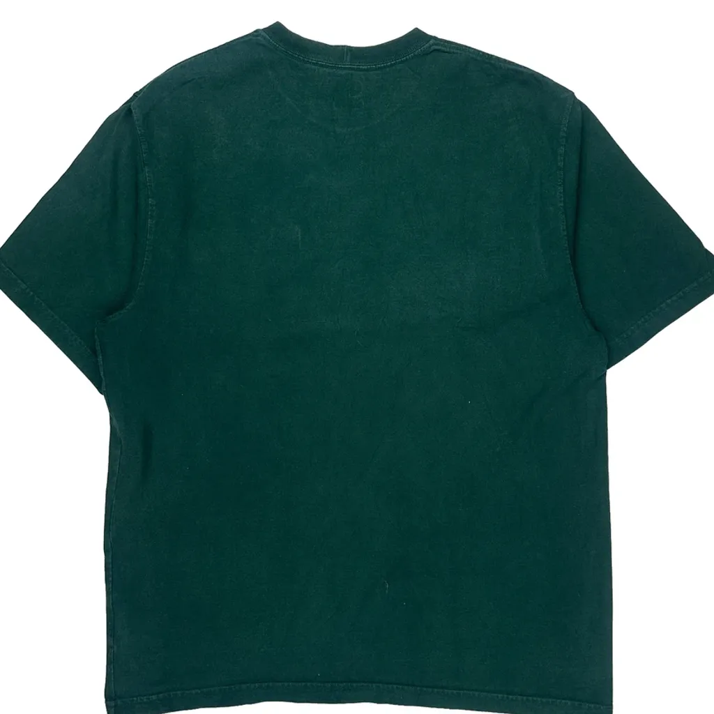 Carhartt T-Shirt - Large Green Cotton - Image 7