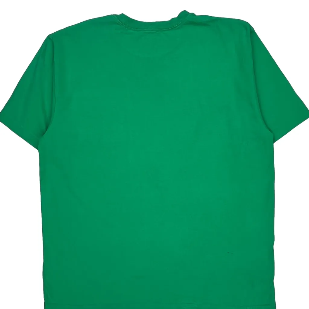 Carhartt T-Shirt - Large Green Cotton - Image 7