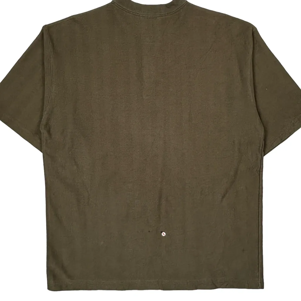 Carhartt T-Shirt - Large Green Cotton - Image 7