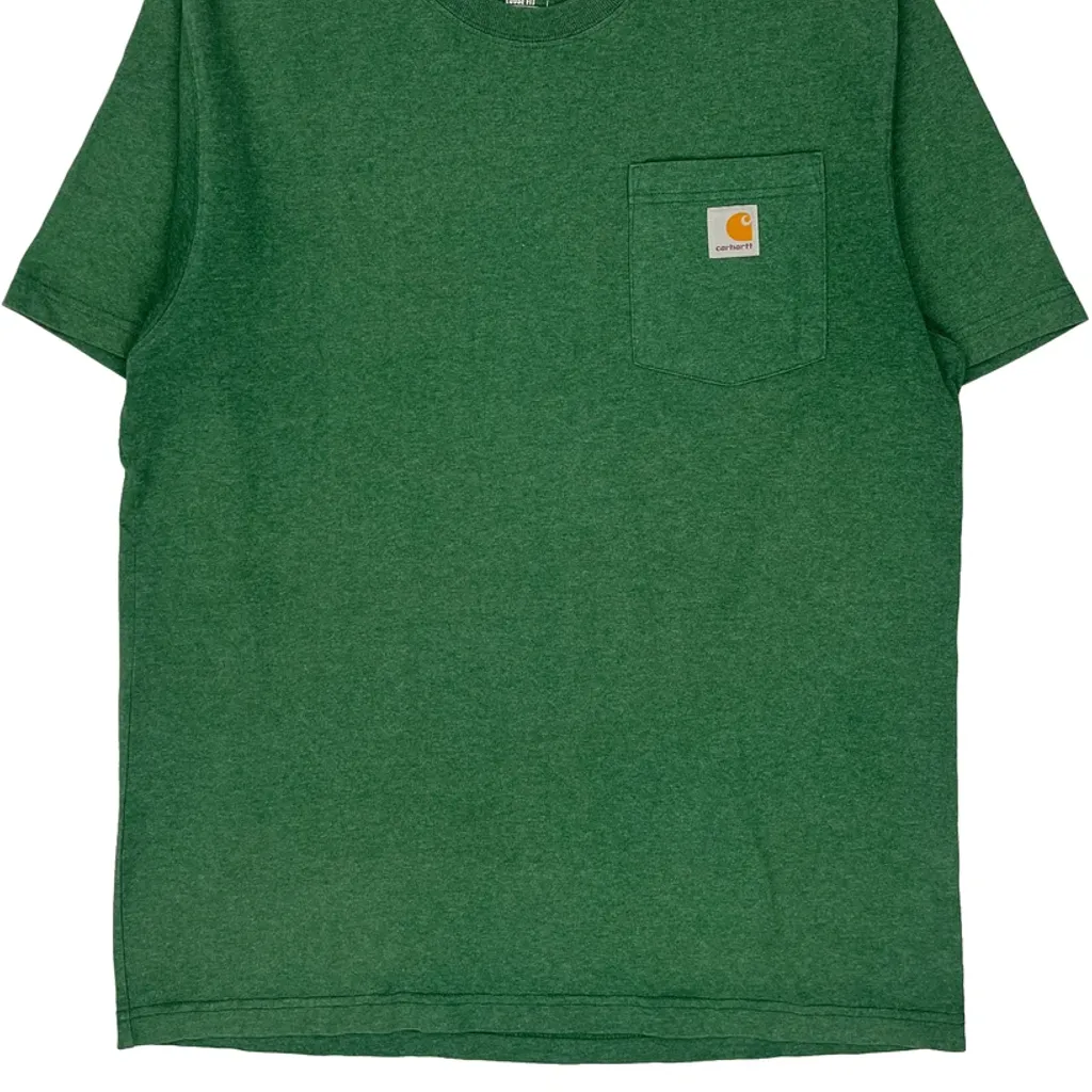 Carhartt T-Shirt - Medium Green Cotton - Image 5