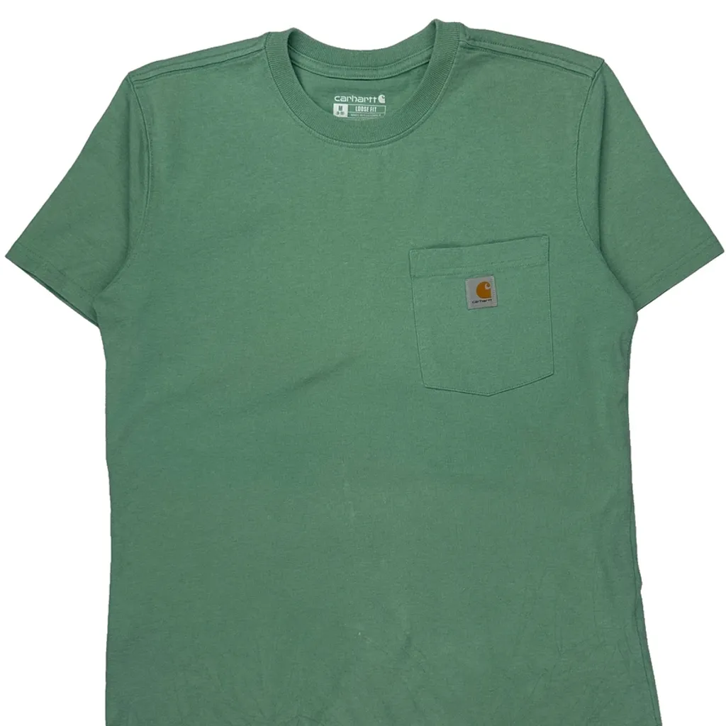 Carhartt T-Shirt - Medium Green Cotton - Image 5