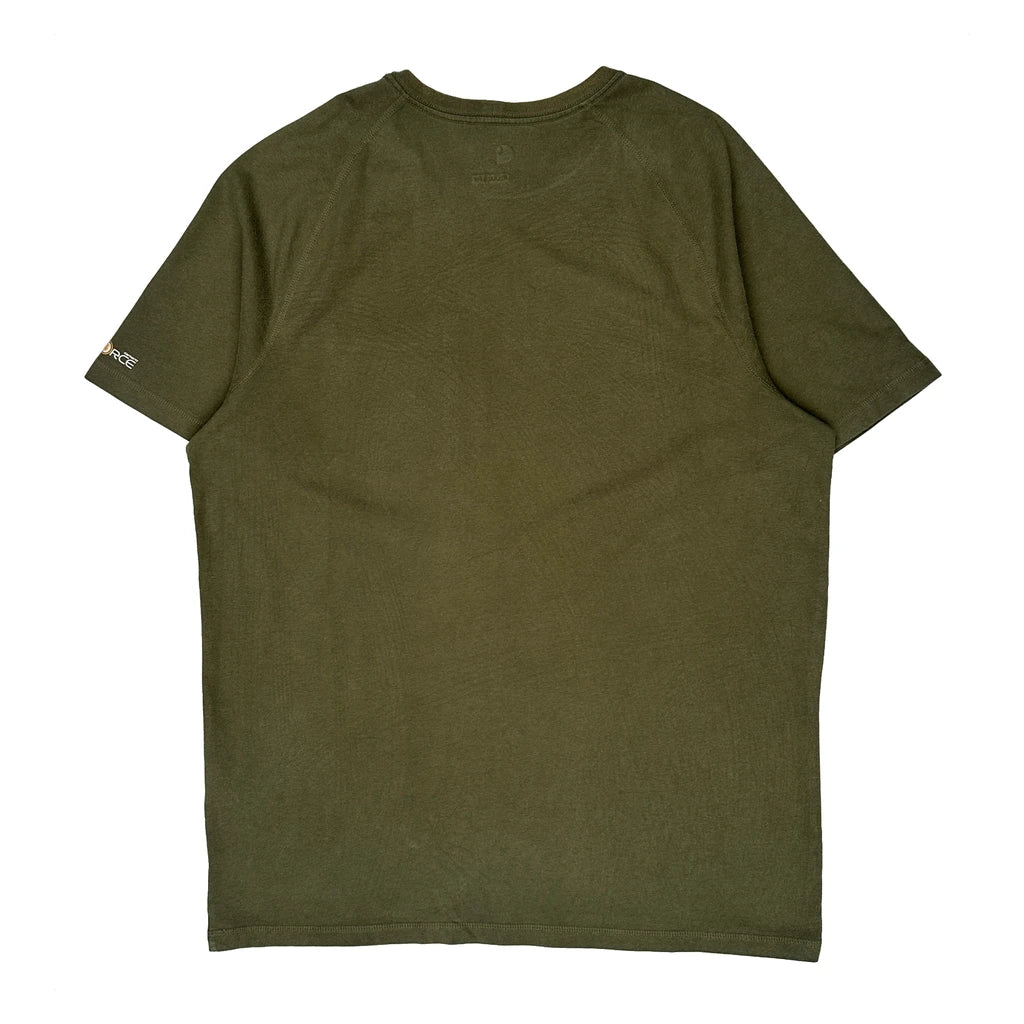 Carhartt T-Shirt - Medium Green Cotton - Image 2