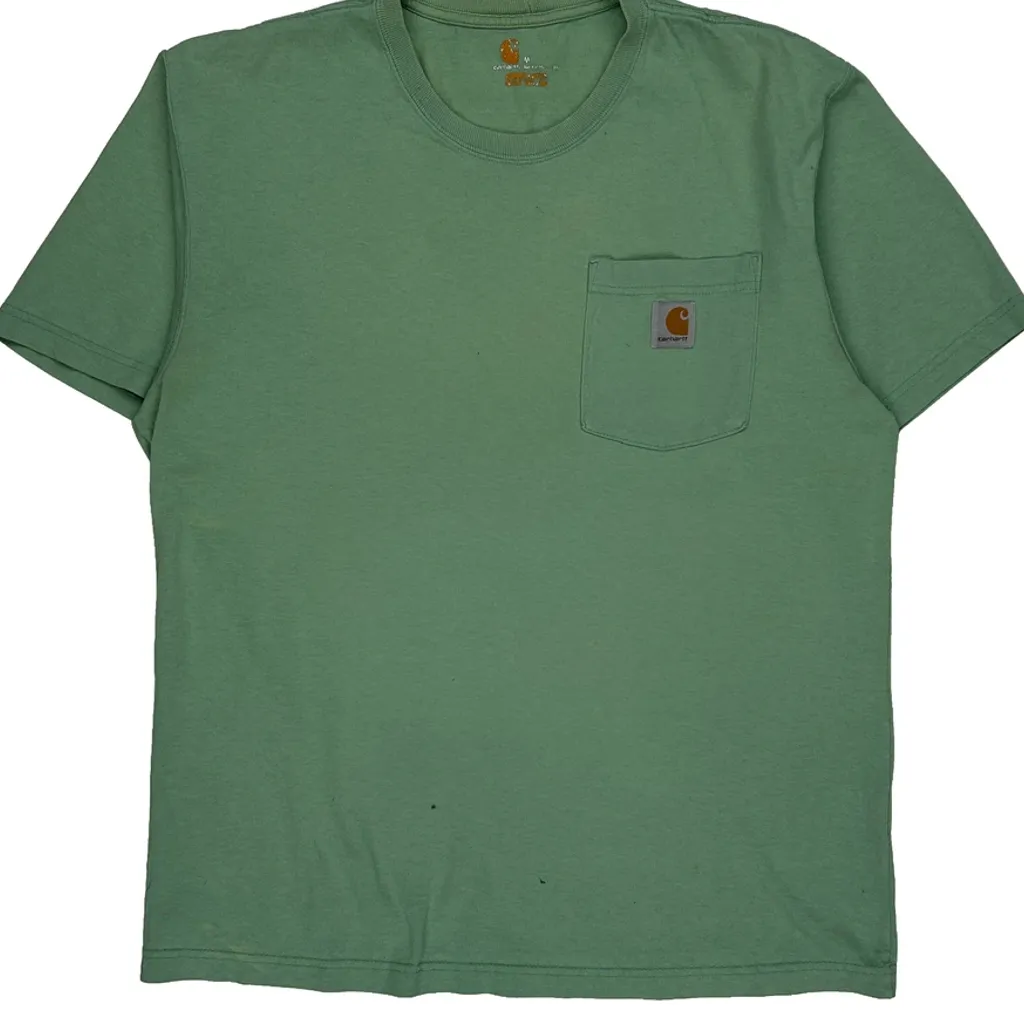 Carhartt T-Shirt - Medium Green Cotton - Image 4