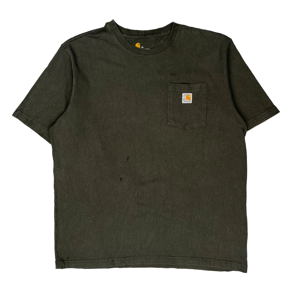 Carhartt T-Shirt - XL Green Cotton