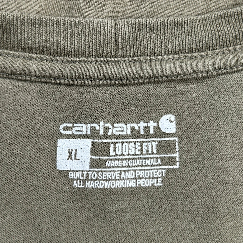 Carhartt T-Shirt - XL Green Cotton - Image 3