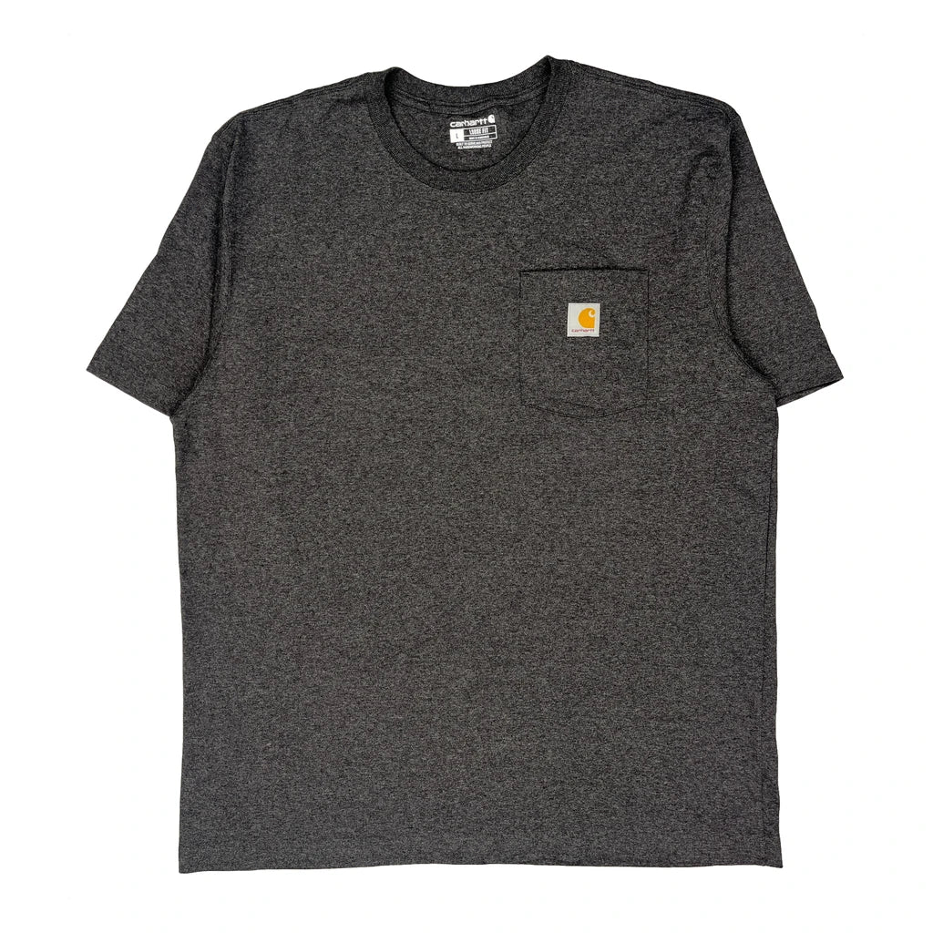 Carhartt T-Shirt - Large Grey Cotton