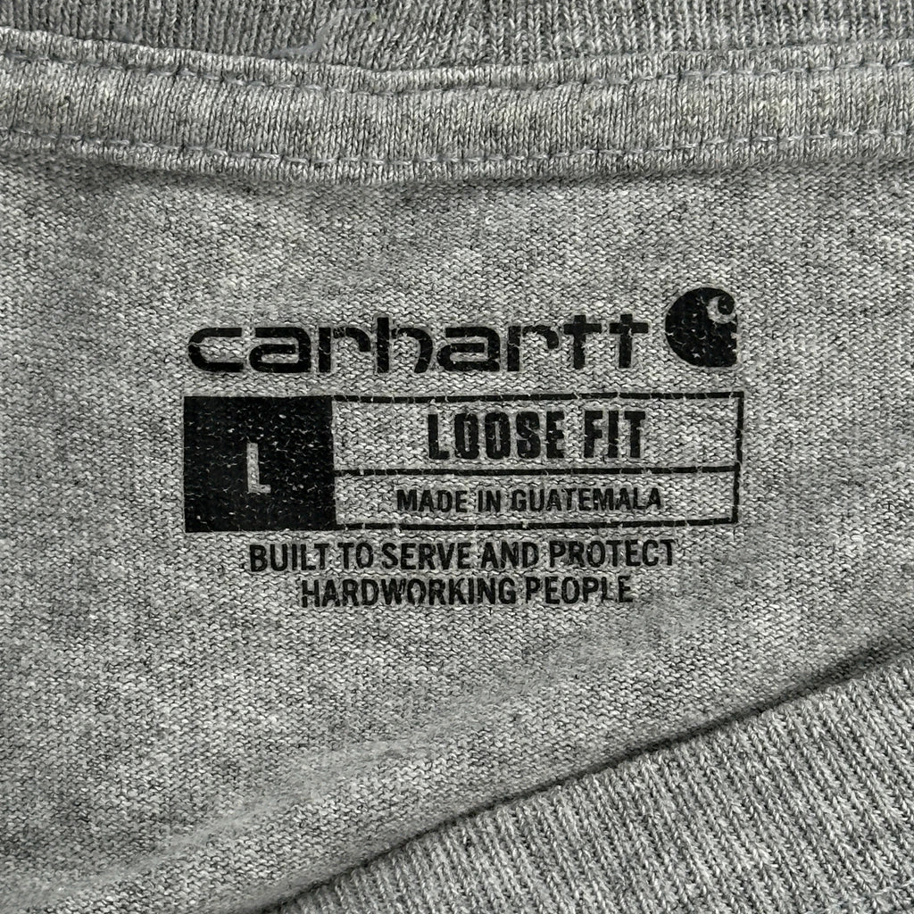 Carhartt T-Shirt - Large Grey Cotton - Image 3