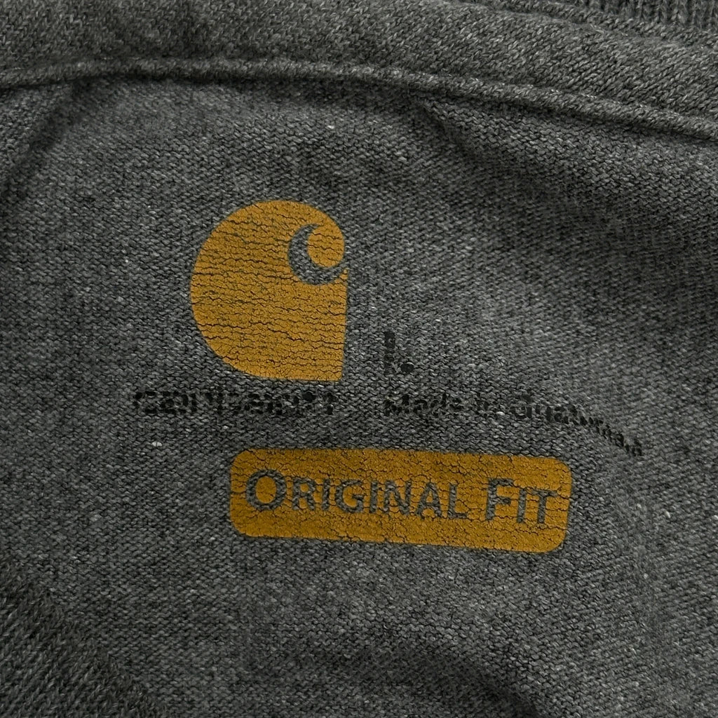 Carhartt T-Shirt - Large Grey Cotton - Image 3