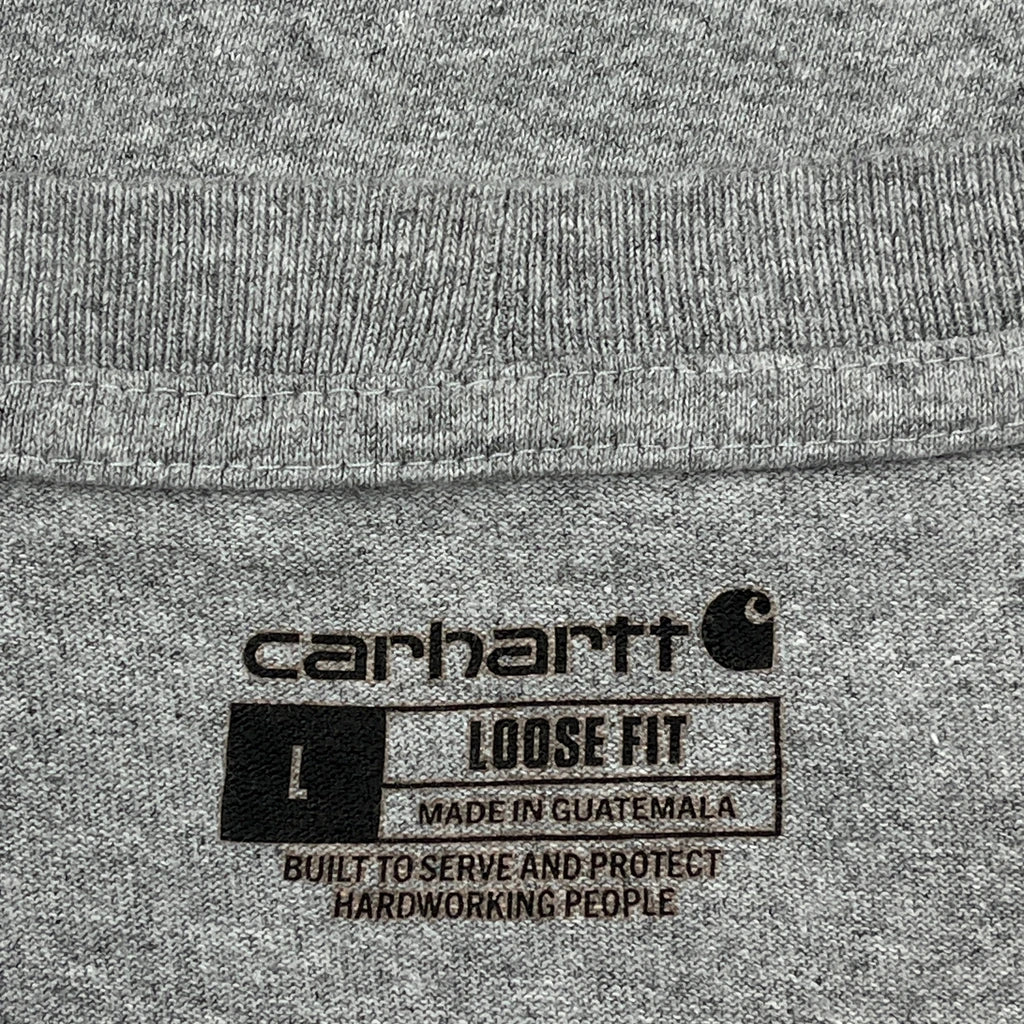 Carhartt T-Shirt - Large Grey Cotton - Image 3