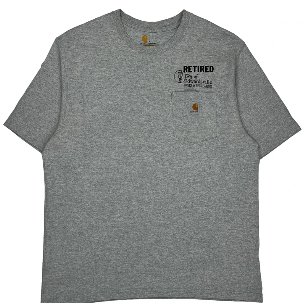 Carhartt T-Shirt - Large Grey Cotton - Image 4