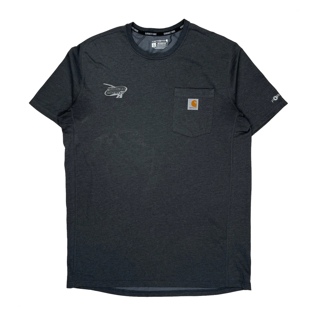 Carhartt Tall T-Shirt - Large Grey Cotton