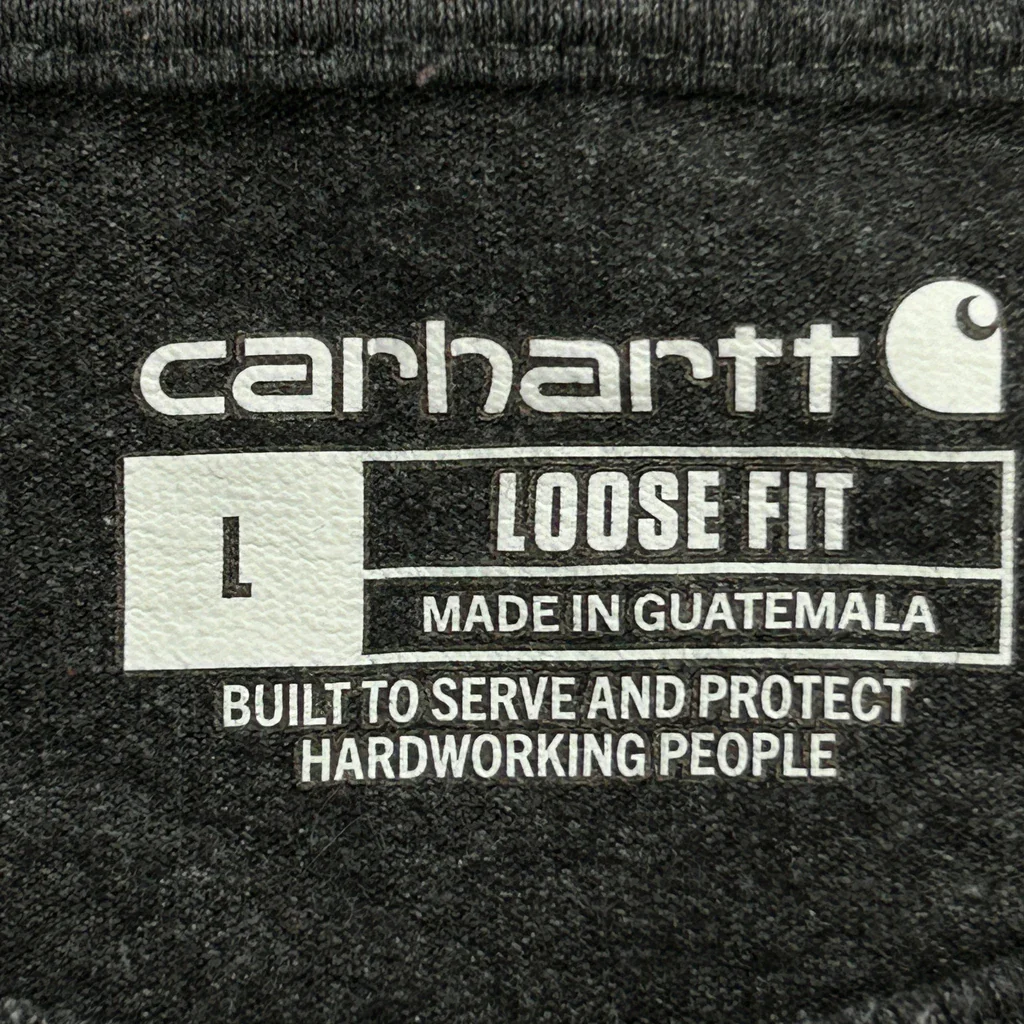 Carhartt T-Shirt - Large Grey Cotton - Image 3