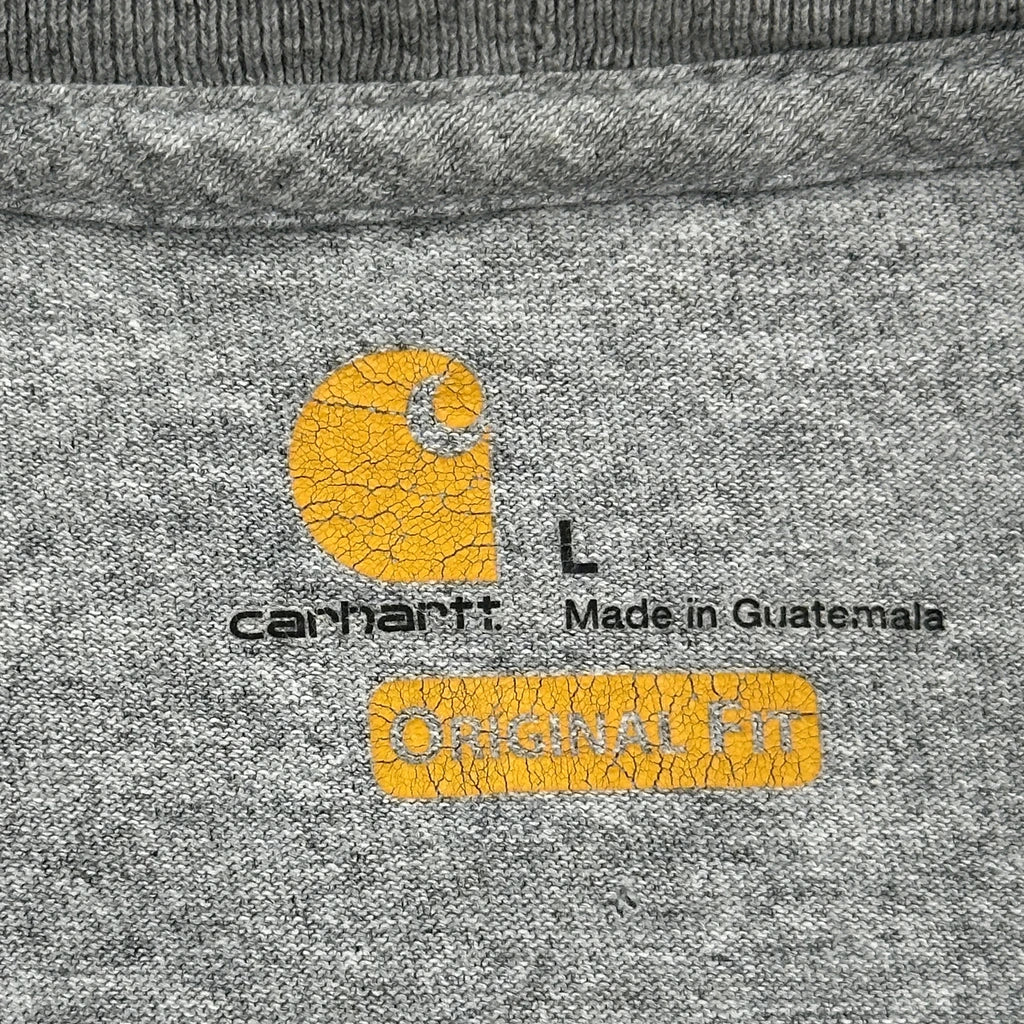 Carhartt T-Shirt - Large Grey Cotton - Image 3