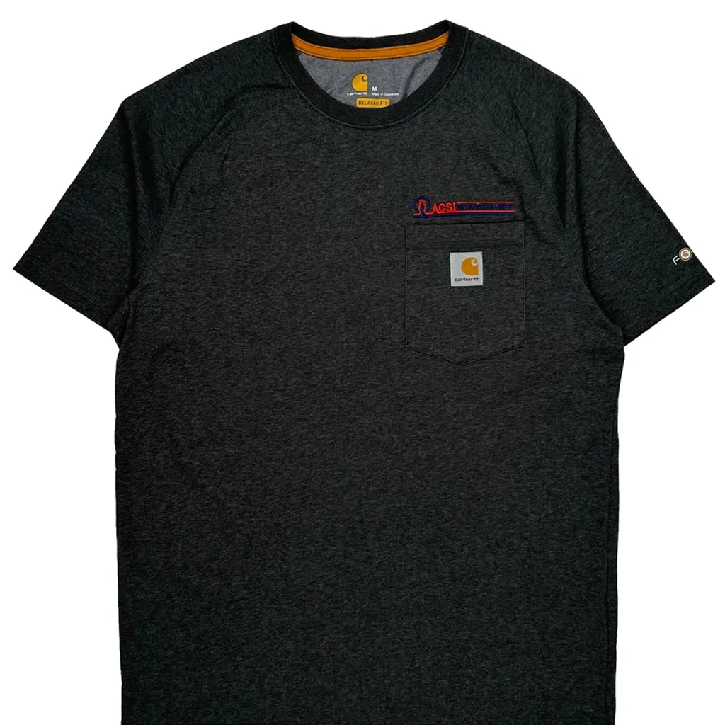 Carhartt T-Shirt - Medium Grey Cotton - Image 4