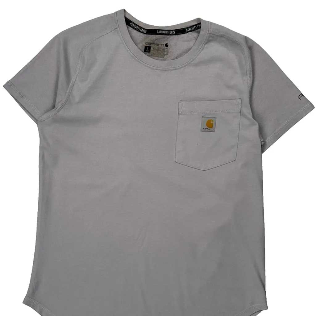 Carhartt T-Shirt - Small Grey Cotton - Image 5