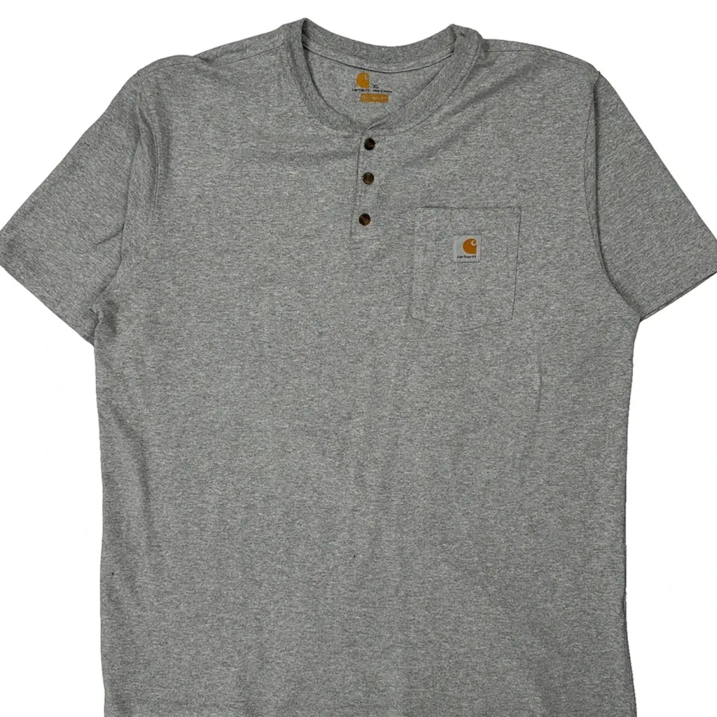 Carhartt T-Shirt - XL Grey Cotton - Image 4