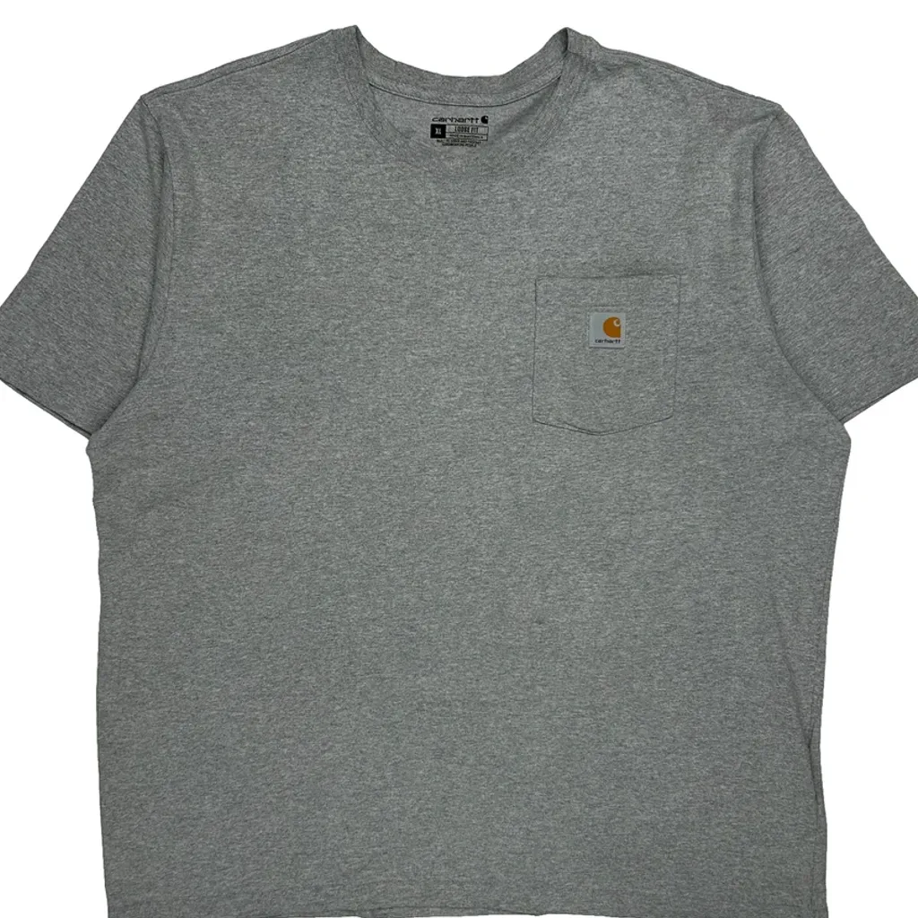 Carhartt T-Shirt - XL Grey Cotton - Image 6