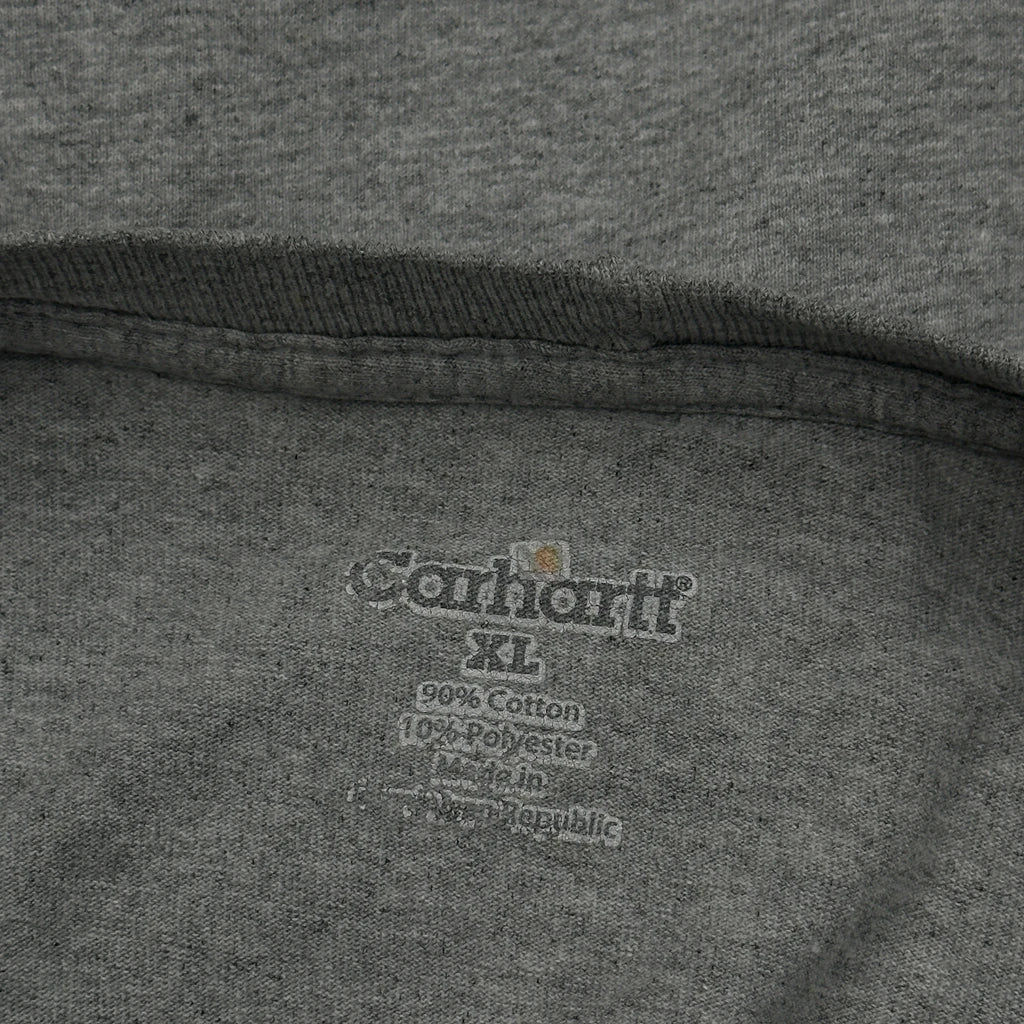 Carhartt T-Shirt - XL Grey Cotton Blend - Image 3