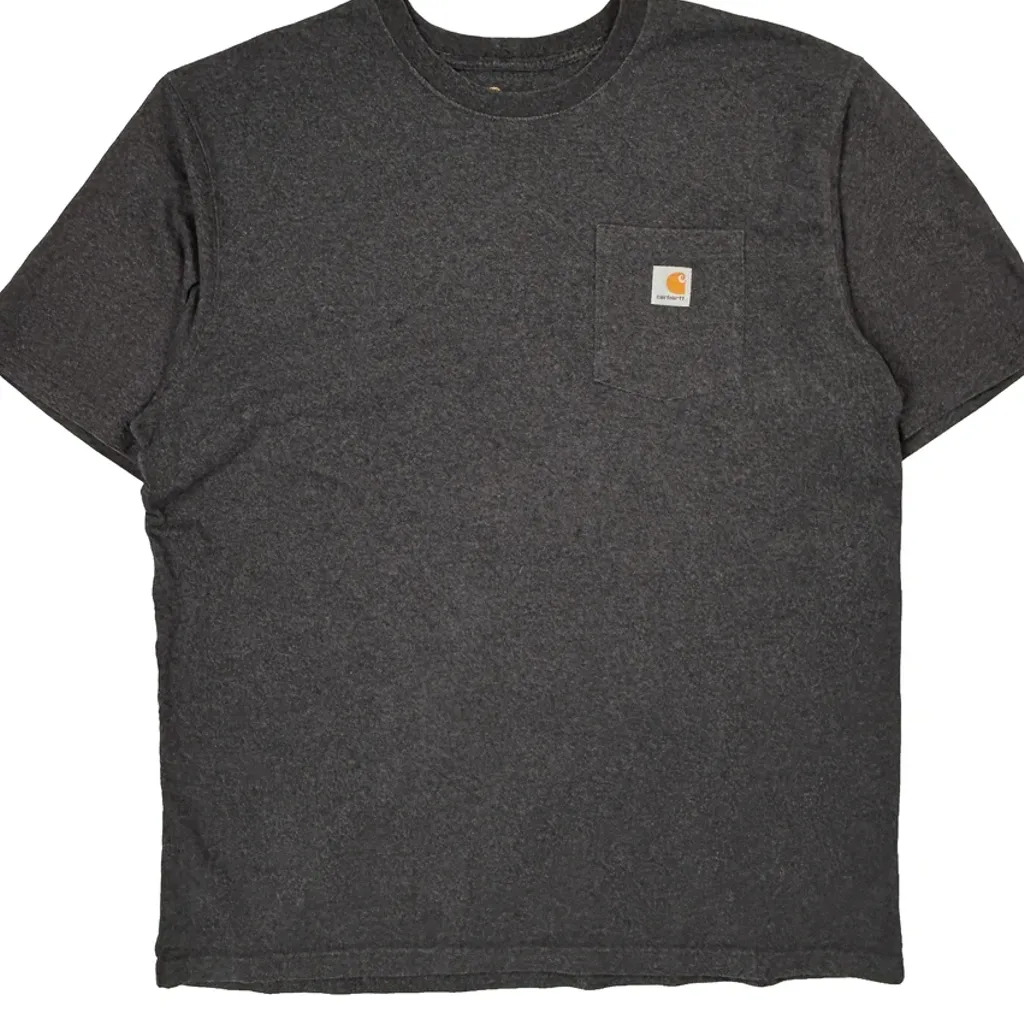 Carhartt Tall T-Shirt - XL Grey Cotton - Image 5