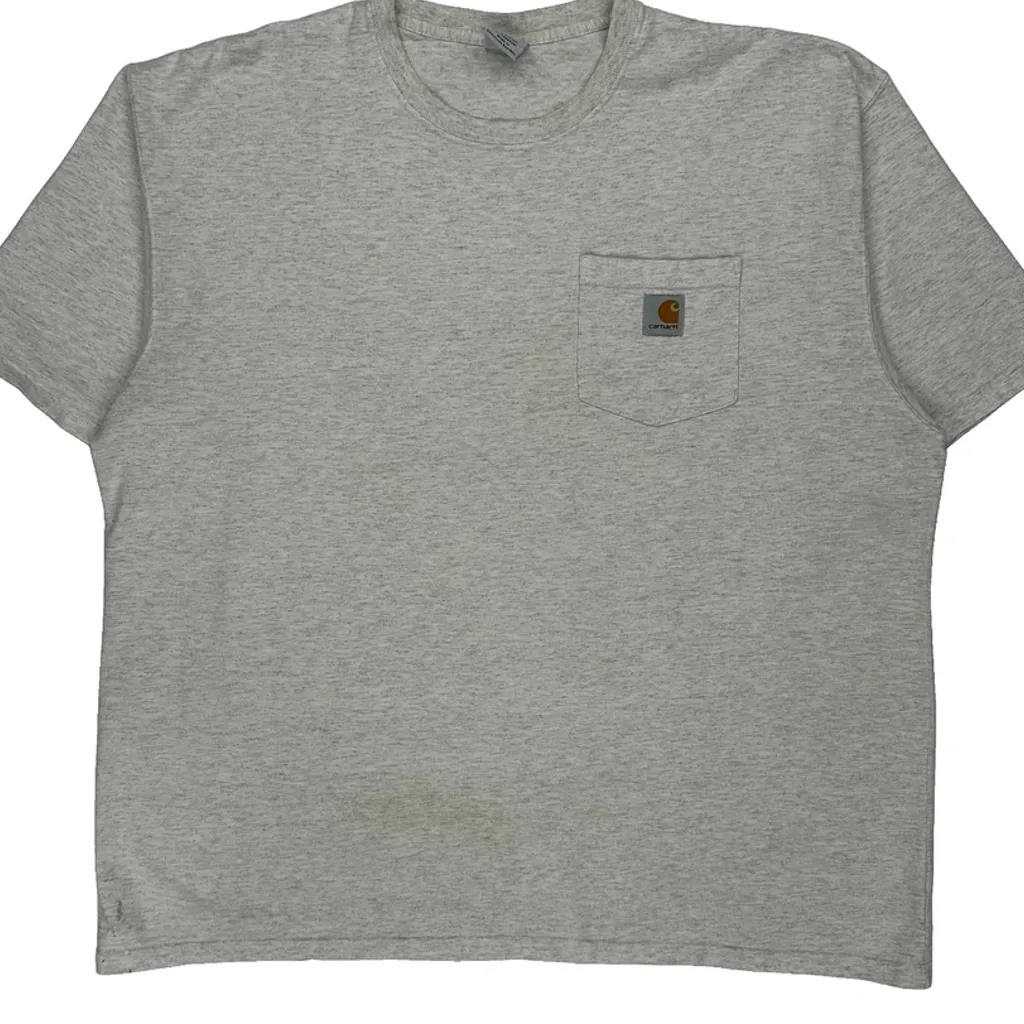 Carhartt T-Shirt - XL Grey Cotton - Image 4
