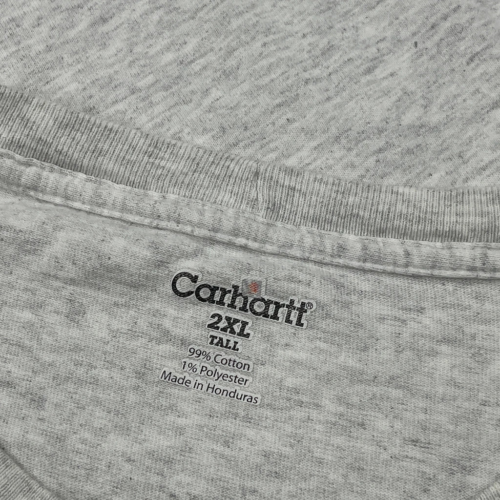 Carhartt Tall T-Shirt - 2XL Grey Cotton - Image 3