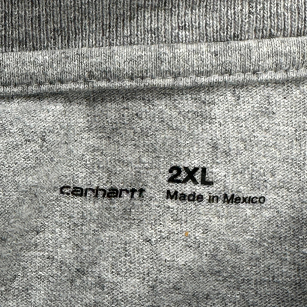 Carhartt T-Shirt - 2XL Grey Cotton - Image 3