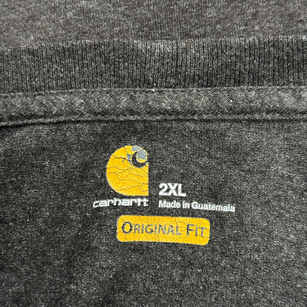 Carhartt T-Shirt - 2XL Grey Cotton - Image 3