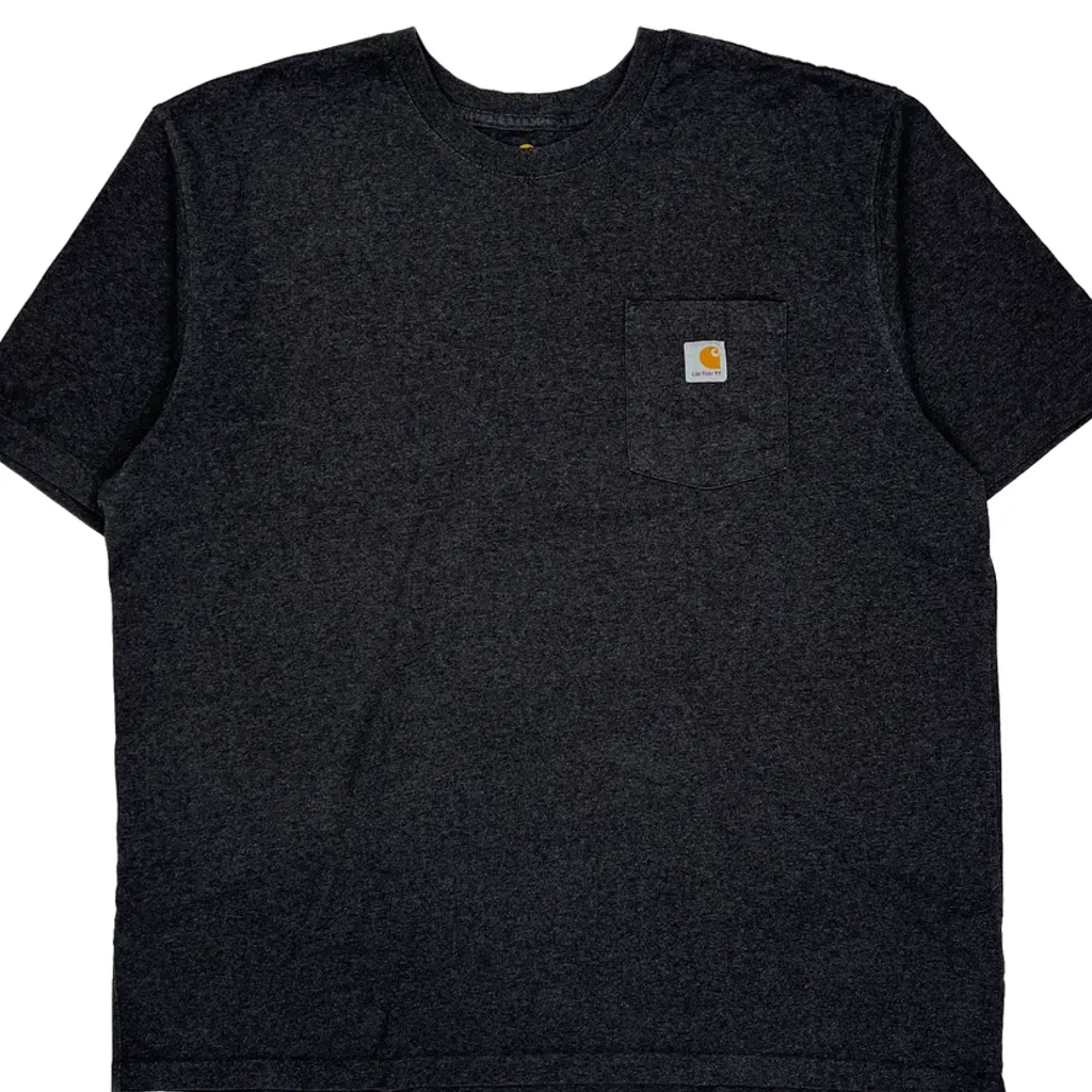 Carhartt T-Shirt - 2XL Grey Cotton - Image 4