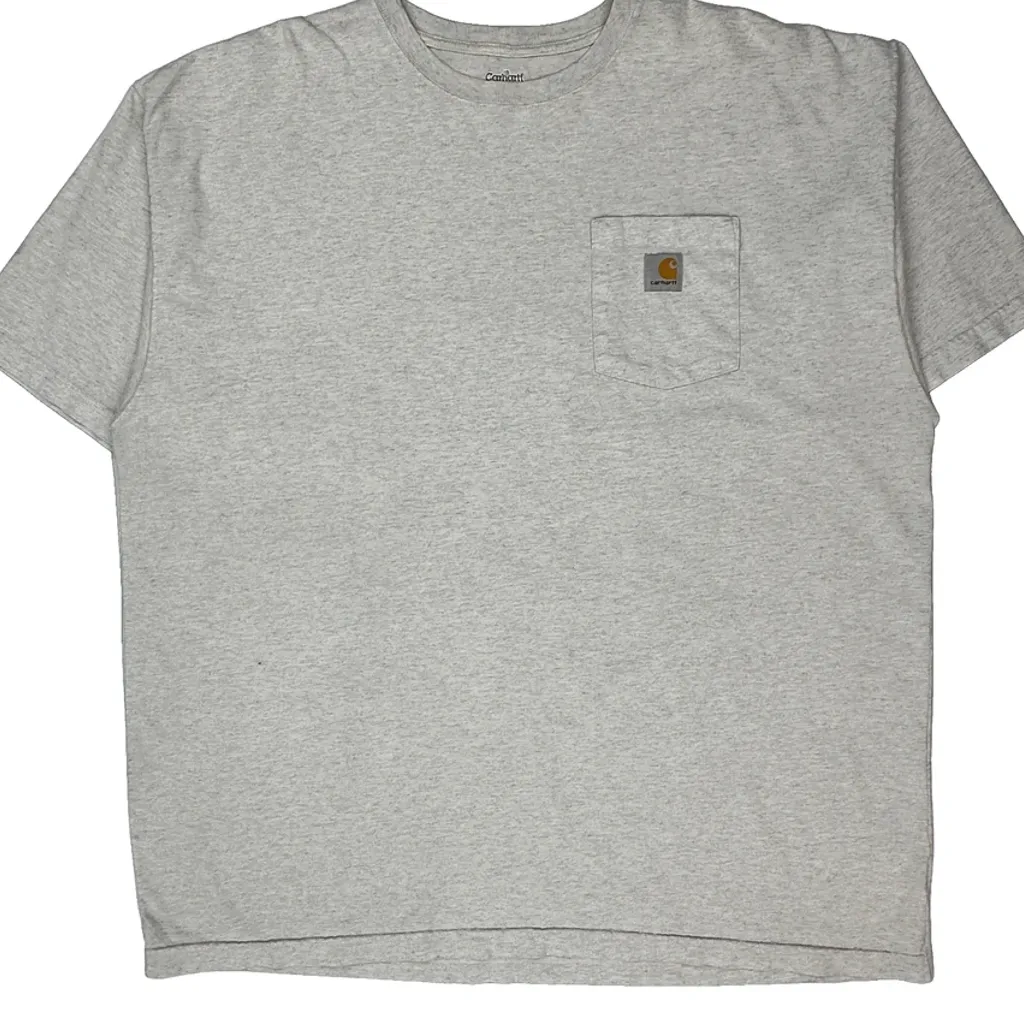 Carhartt T-Shirt - 2XL Grey Cotton - Image 5