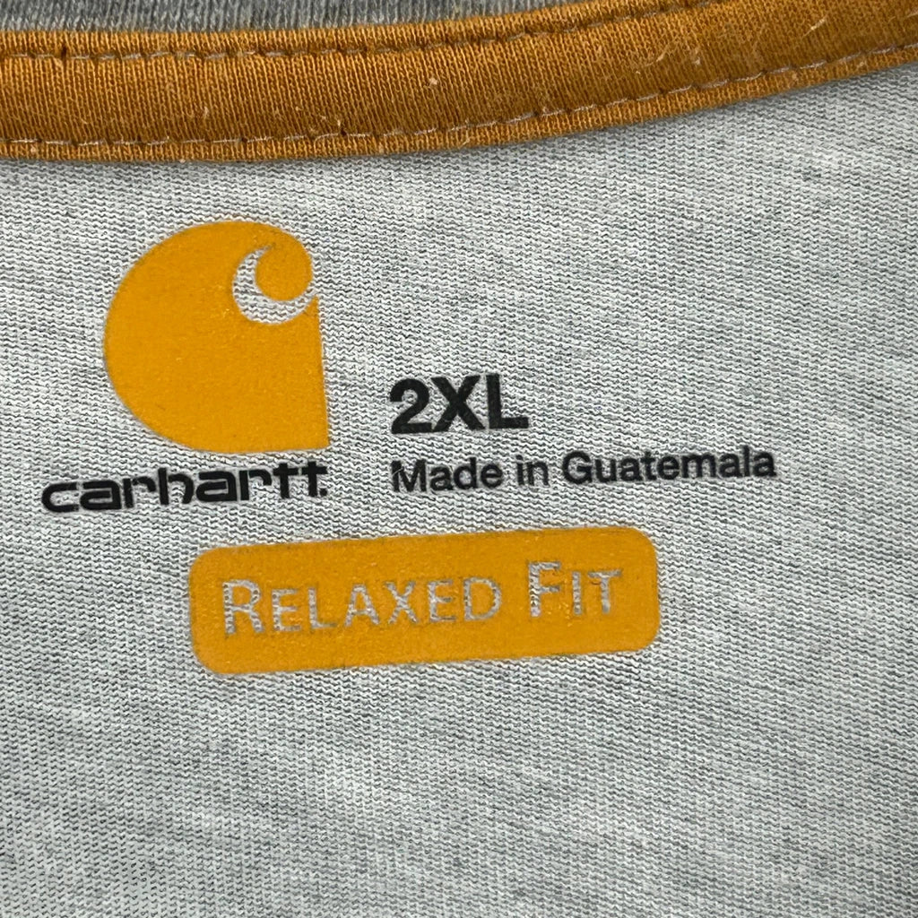 Carhartt T-Shirt - 2XL Grey Cotton - Image 3