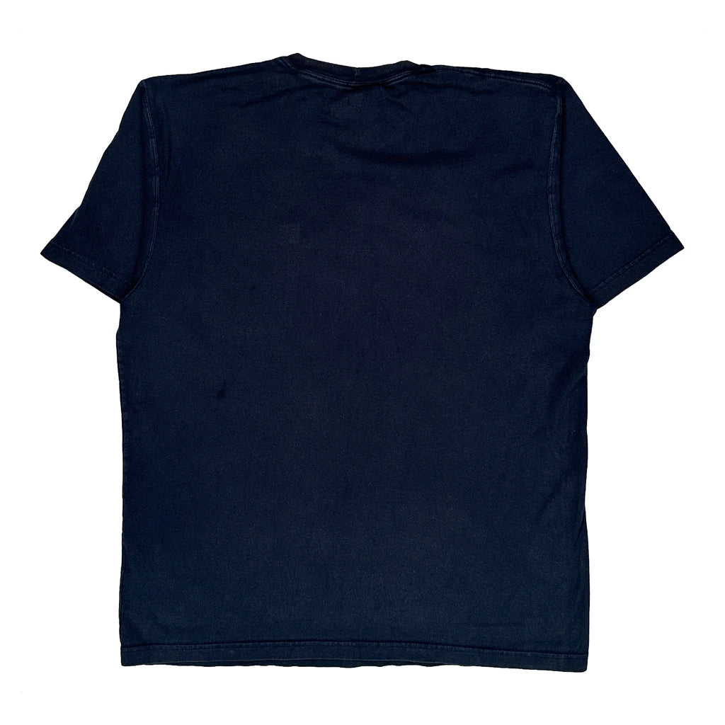 Carhartt T-Shirt - Large Navy Cotton - Image 2