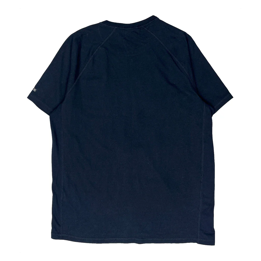 Carhartt T-Shirt - Large Navy Cotton - Image 2