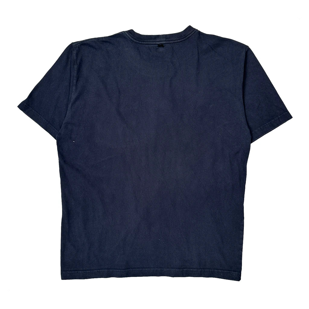 Carhartt T-Shirt - Medium Navy Cotton - Image 2