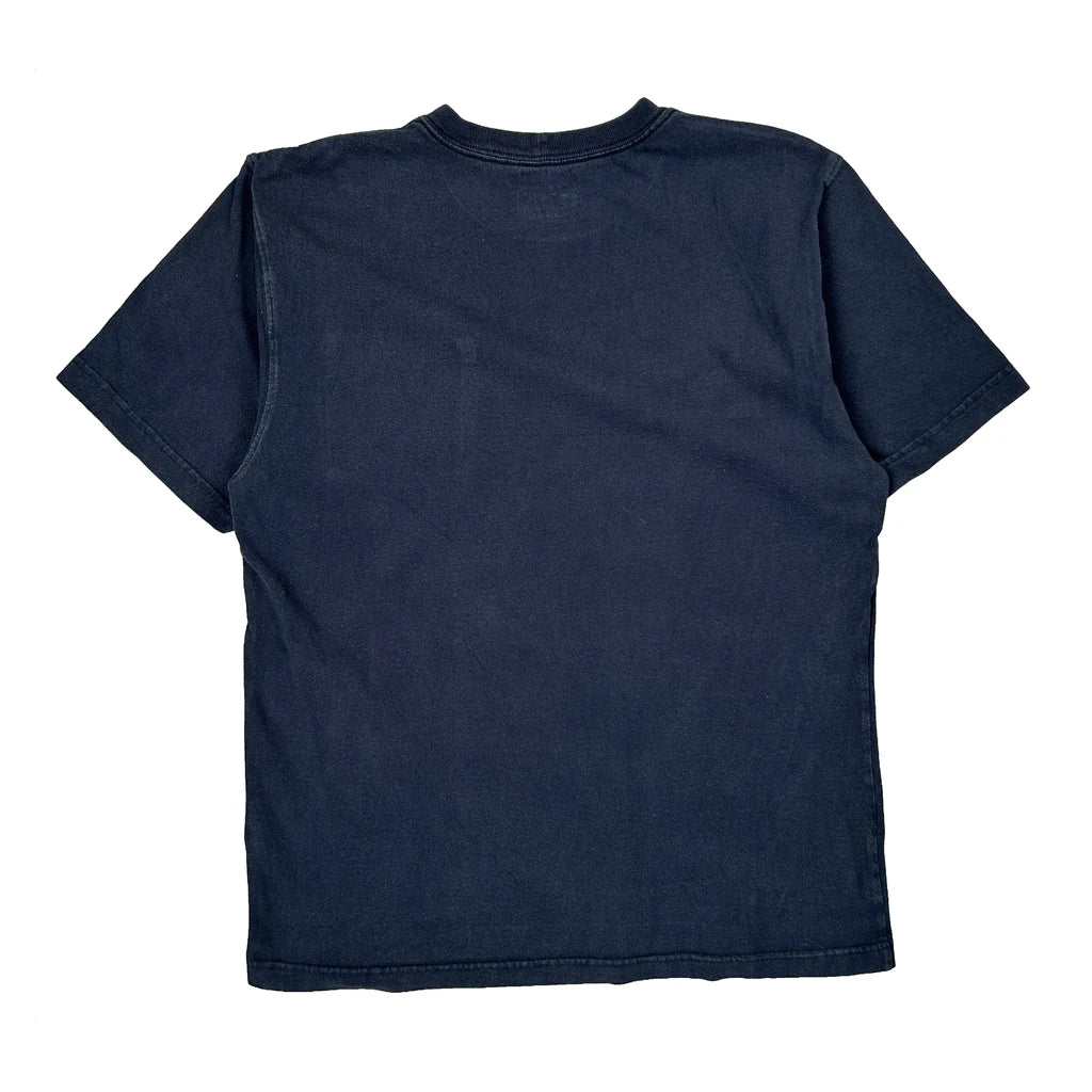 Carhartt T-Shirt - Medium Navy Cotton - Image 2