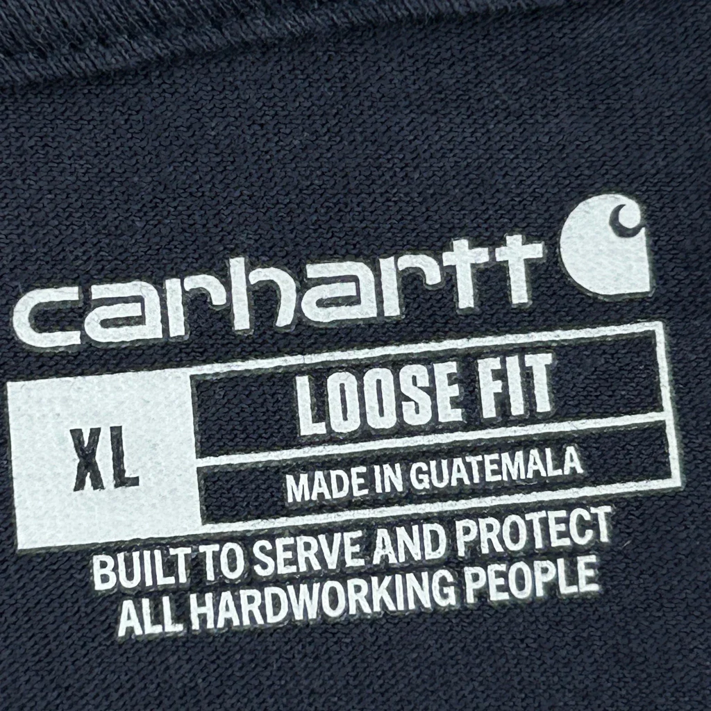 Carhartt T-Shirt - XL Navy Cotton - Image 3