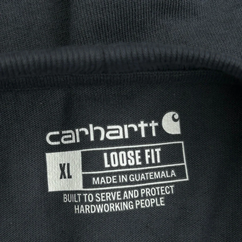 Carhartt T-Shirt - XL Navy Cotton - Image 3